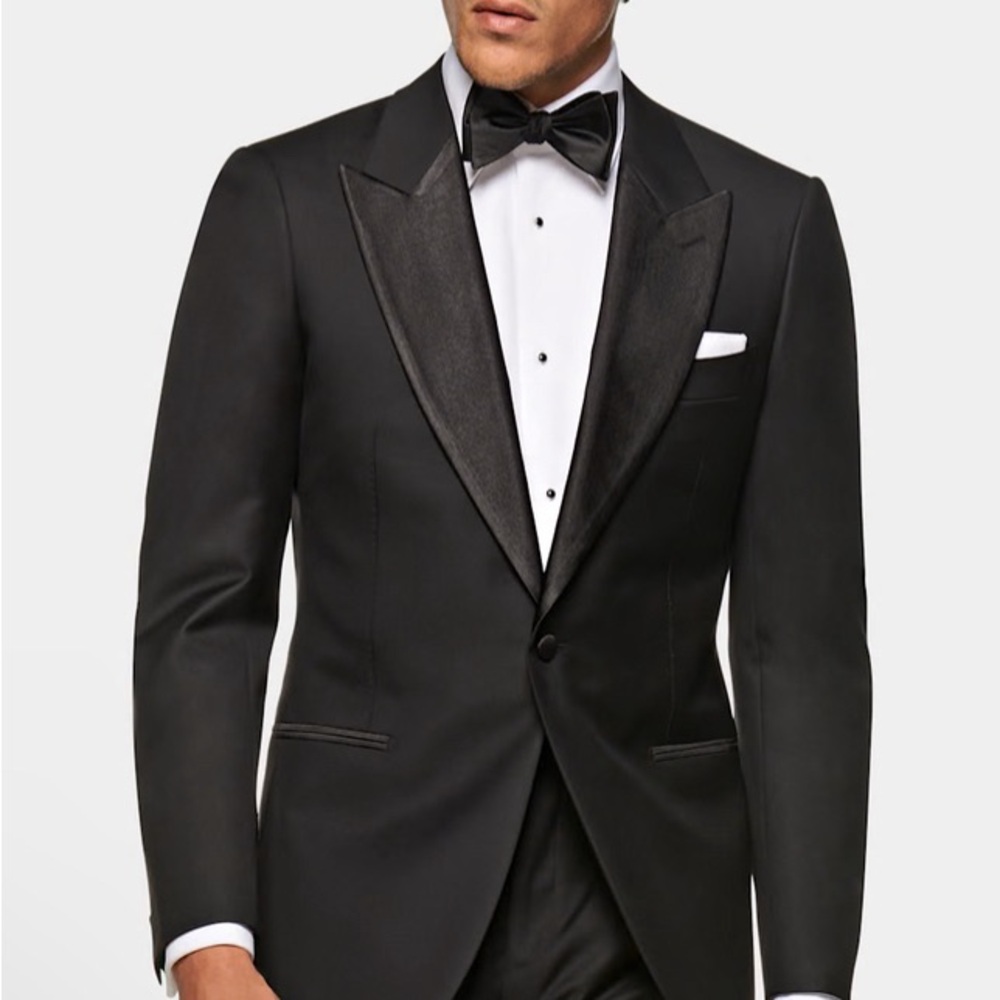 Suitsupply Black Tuxedo with Peak Lapels